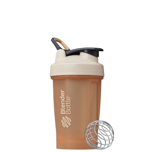 BlenderBottle Classic V2 Shaker Bottle Perfect for Protein Shakes and Pre Workout, 20 oz, Full-Color Peach - color: Full-Color Peach, size: 20 Ounces