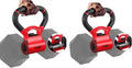 Yes4All Kettlebells Grip, Dumbbell Grip Handle, Convert Dumbbells into Kettlebell for Home Gym, Kettlebell for Weights Plate - color: A. Combo Red - Red