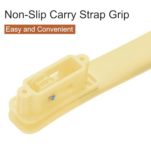 uxcell 2 Pcs Luggage Handle Replacement 8.5 Inch Suitcase Handle Carry Strap Plastic Pull Handle Grip Luggage Replacement Parts with Screws for Suitcase Box Luggage Case, Fruit Yellow - color: Fruit Yellow