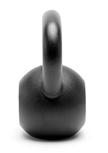 Powder Coated Solid Cast Iron Kettlebell Weights Set 5lb to 45lb Various Combination - color: M-Black(20+20)lb