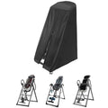 Inversion Table Cover - Dustproof and Waterproof Inversion Equipment Protection Covers (47" L X 28.3" W X 63" H) - Keep Your Inversion Table Safe from Dirt and Scratches - color: Black