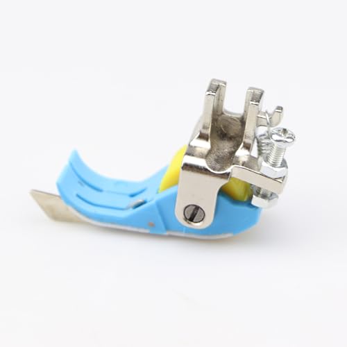 SP-18 Heavy-Duty Plastic Flange Roller Presser Foot for Industrial Single-Needle Sewing Machines - Compatible with Juki 8700/Brother 8100 Series (Precision Edge Guide & Anti-Skip Stitch) (SP-18R 3/16) - size: SP-18R 3/16
