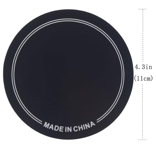 QAZXCDEW-2pcs Bass Drum Patch And Kick Drum Pad, Self Adhesive Drumhead Patches For Bass Drum Pedal Accessories, Includes Double And Single Pedal Protector (Black) - color: Black