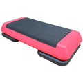 Aerobic Stepper, Adjustable Workout Aerobic Stepper in Fitness & Exercise Step Platform Trainer with 2 Risers
