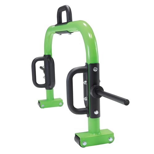 CAP Deluxe Open Trap Bar - Dual Grip Hex & Shrug Bar for Weightlifting - color: Green