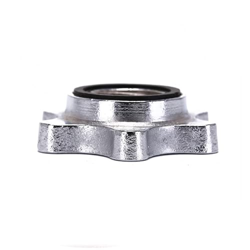 SagaSave 25mm 2Pcs Dumbbell Hex Nut, Dumbbell Barbell Spin-Lock Collars Screw Clamps, 1 Inch Standard Barbell Screw Collar for Dumbell Weight Lifting Fitness Training