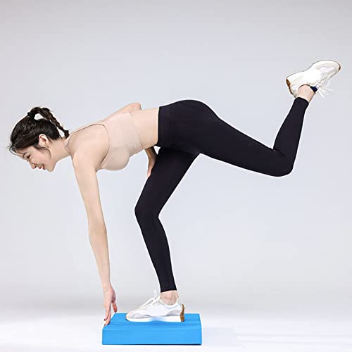 RiToEasysports Fitness Yoga Balance Mat, Balance Training Foam Pad Flat Support Soft Cushion High Exercise Yoga Mat Training Mats for Women Mats - color: Azure Blue