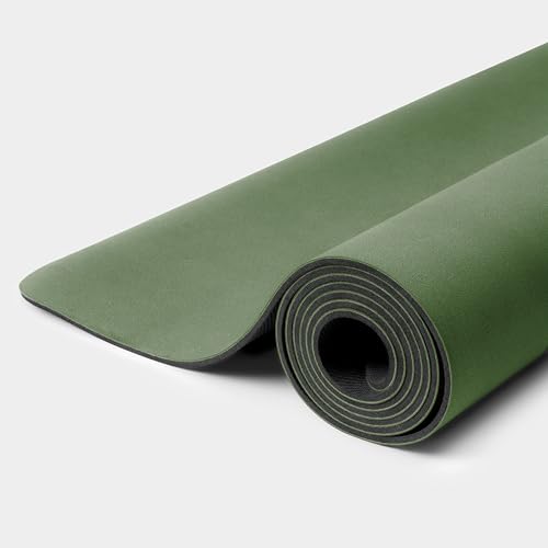 WeGym Yoga Mat, 4mm Cushioned Exercise Mat for Yoga, Pilates, Home Workouts - Anti Slip Polyurethane Suede Yoga Mat with Carrying Strap - color: PU_Jungle, style: Polyurethane