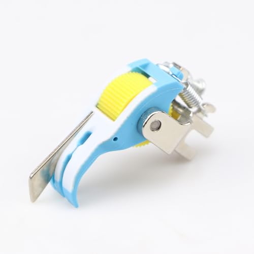 SP-18 Heavy-Duty Plastic Flange Roller Presser Foot for Industrial Single-Needle Sewing Machines - Compatible with Juki 8700/Brother 8100 Series (Precision Edge Guide & Anti-Skip Stitch) (SP-18R 1/8) - size: SP-18R 1/8