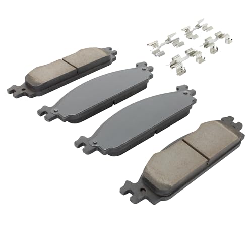 QUALITY-BUILT Front Semi-Metallic Brake Pads, Premium 1001-1376M, Compatible with 2009-2011 Ford/Lincoln (Flex, MKS, MKT) - size: BP1376-M