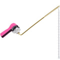 Hibbent Universal Metal Front Mount Toilet Handle Replacement Kit, Pink | Toilet Bowl Flush Handle with Solid Brass Toilet Flush Tank Lever, Stainless Steel Flapper Chains for Most Toilet Tanks - color: Pink, style: Upgraded Front Mount