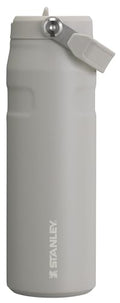 Stanley IceFlow Flip Straw 2.0 Water Bottle 24 OZ | Built-In Straw with Larger Opening | Lightweight & Leak-Resistant | Insulated Stainless Steel | BPA-Free | Ash - color: Ash, size: 24 Ounces