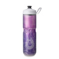 HydraPak | Polar Bottle - Polar Sport Insulated Water Bottle - BPA-Free, Sport & Bike Squeeze Bottle with Handle (Pulse Purple, 700ml / 24oz) - color: Pulse Purple, style: 24oz/700ml