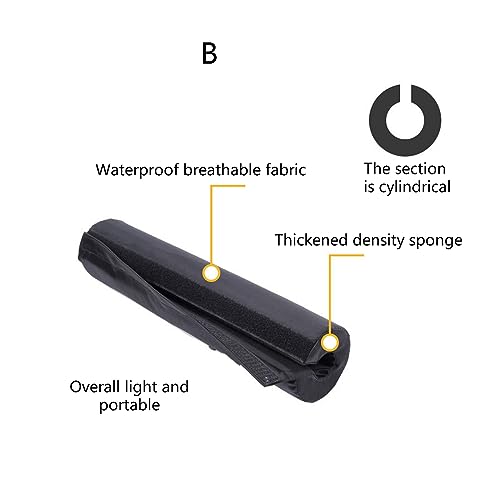 Enduring Barbell Squat Neck Pad & Shoulder Protective Thick Cushion Gym Shoulder Protective Easy to Use Barbell Fitness Equipment Breathable Fabric - color: thin section