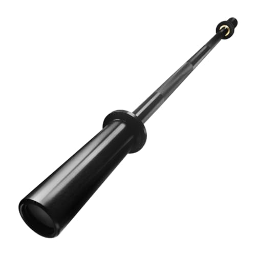 4ft Olympic Barbell - 2-Inch Strength Training Bar for Squats, Deadlifts, Bench Press & Home Gym, 500lbs Capacity, Includes Silent Collars