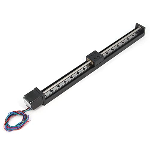 1PCS Mini Linear Rail Guide Slide Actuator T6x1 Lead Screw with NEMA11 Stepper Motor, 300mm Effective Stroke Length for DIY CNC Router Parts X Y Z Linear (Size:300mm) - size: 300mm
