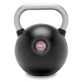 Marcy Commercial Grade PU Coated Kettlebell – 10 to 40 LB Single Weights with Textured Steel Handle, Flat Base – Strength Training for Full Body & Home Gym Workouts - color: 40 LB - Red