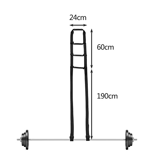 Pull Up Bed Ladder Assist,Assist Device with Handle Grips,Adjustable Length Bed Lift, Sit Up Helper Bed Assistance, Mobility Aid or Elderly, Senior, Injury Recovery Patient, Pregnant - color: Black 4 Hand Grips