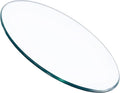 24" Round 3/8" Inch Thick Tempered Glass Table Top - Beveled Edge Clear - size: 24 INCH, style: 3/8"thick - Beveled