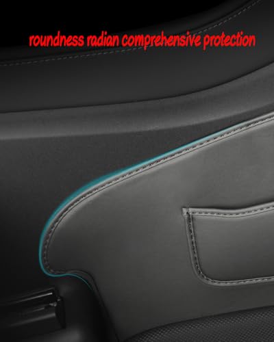 Center Console Side Anti-Kick Mats,Model Y Dust Resistant Protector Cover Leather Fabric Anti Kick Pad Compatible with Tesla Model Y 2021-2024 (for model y 2021-2024)