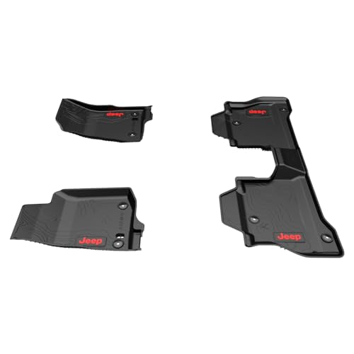 Mopar Jeep Gladiator Front & Rear Complete Set of 4 Rubber Floor Mats OEM
