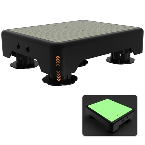 Adjustable Step Stool for Adults, Noctilucent Bed Step Stools, 660 LBS Capacity Non-Slip Safety Step Platform Indoor and Outdoor for Seniors and Kids, Wide Step Stools Elderly Assistance at Night - color: Noctilucent