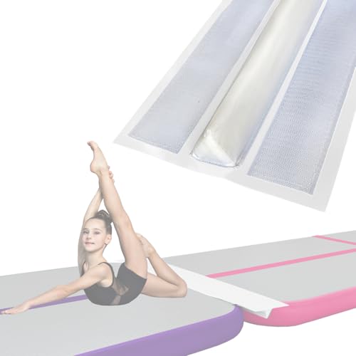 GLANT 3ft/6ft Air Mat Tumble Track Connector Tape for Inflatable Tumbling Gymnastic/Yoga/Camping White（NEW） (40) - color: White