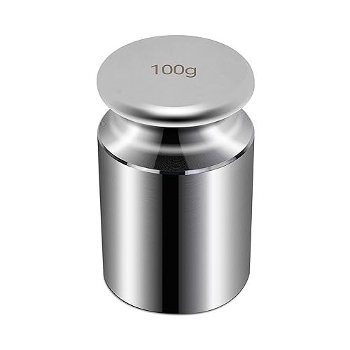 HFS(R) Calibration Weight 100 Gram M2 Class Chrome Scale Balance Calibration Weight for Digital Scale, Pocket Scale - size: 100G