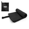 Camping Towel L Size Microfiber Quick Dry Lightweight Travel Body Swimming Pool Beach Yoga Mat Towels (Black, 1 Pack L) - color: Black, size: 1 Pack L