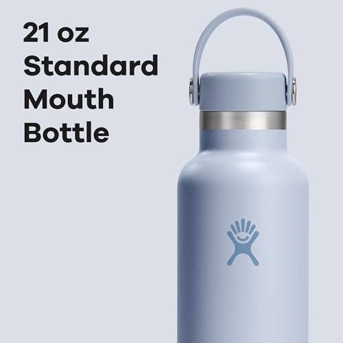 Hydro Flask Water Bottle - Insulated Stainless Steel - Non Spill, Leakproof in 21 Oz Surf Blue - color: SURF, style: 21 Oz