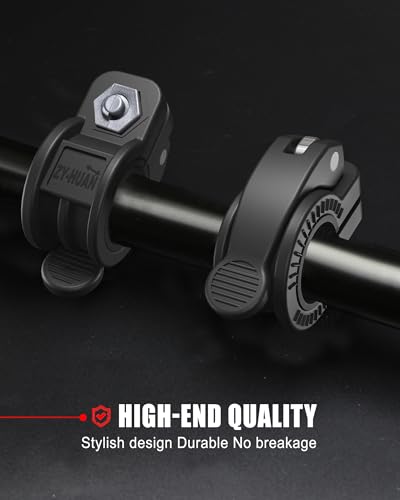 Mini Barbell Clips 1 inch I Multi-Size Adjustable Barbell Collar I 1 inch Barbell ClampsIQuick Release Weight Clips Pair of Locking for Dumbbell Bar - color: Black