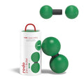 Rodo 2-in-1 Medium Peanut & Lacrosse Ball Roller | Deep Tissue Massage Tool for Fascia, Plantar Fasciitis, Hips & Back | Mobility & Recovery Roller | Compact, Travel-Friendly, Pilates & Therapy Ready - color: Green