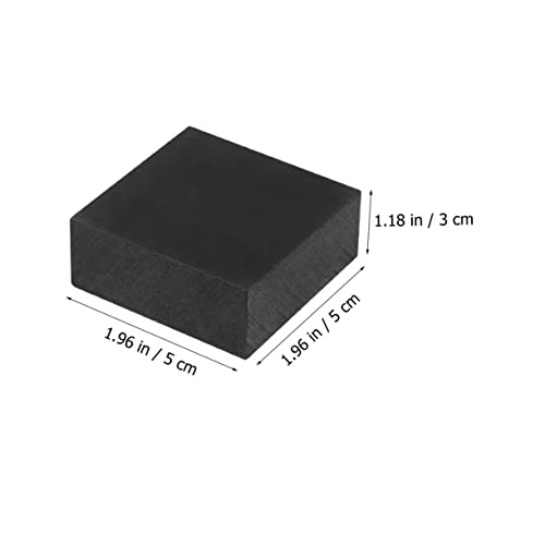 Homoyoyo 4pcs Home Furniture Cushion Exercise Mats for Floor Thick Rubber Shock Absorber Pad for Couch Pads