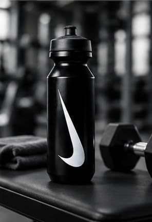 Nike Unisex's Big Mouth Drinks Bottle - color: Black/black/white, size: 22 Ounces