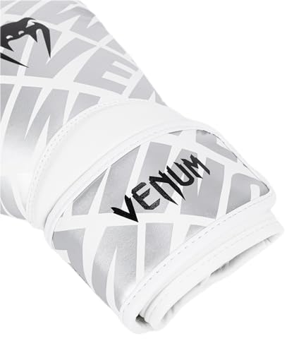 Venum Contender 1.5 Boxing Gloves - color: White/Silver, size: 14-Ounce