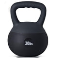 sogesfurniture Soft Kettlebells,Safe Strength Training Kettlebells,Iron Sand Filled Weights Strength Training Kettlebells,Fitness Soft Kettlebells for Women Men Children - color: 20LBS-Black&Grey
