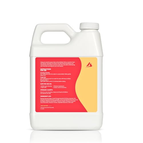 SwaytAway Fitness Mat Cleaner Concentrate Citrus, 32oz Makes 4 Gallons | No-Slip No-Residue Essential Oil Formula, USA Made Aromatherapy Yoga Mat Spray for Home & Studio, Natural Cleaning Solution - size: 32 oz - 1 Pack