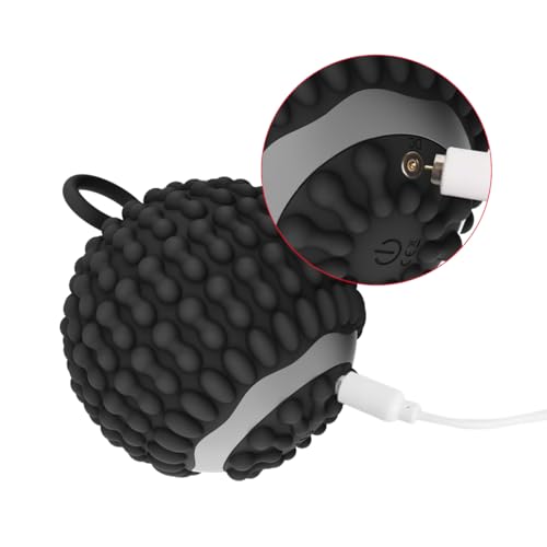 Physical Vibration Therapy Ball, Presents Gifts for Women | Rechargeable Vibrating Massage Ball 4-Speed Mode, Hand Therapy Balls, Relief Hand Tremors (Parkinson), Stress Relief