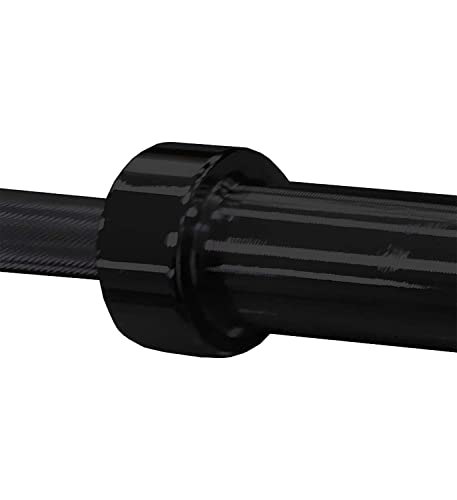 CAP Olympic Barbell, 7ft Strength Training Weight Bar, Multiple Options - color: Black, style: Classic
