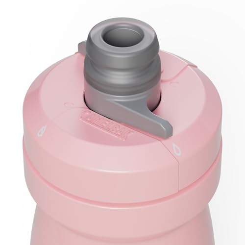 CamelBak Podium Bike Squeeze Water Bottle, High‑Flow Easy‑Squeeze Design for Cycling Performance, 21oz, Coral Sunset - color: Coral Sunset