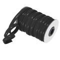Multicolor Silicone Elastic Gripper Tape-10mm Stretch Non Slip Gripper Elastic for Garment, 5 Yards a Piece (Black) - color: Black