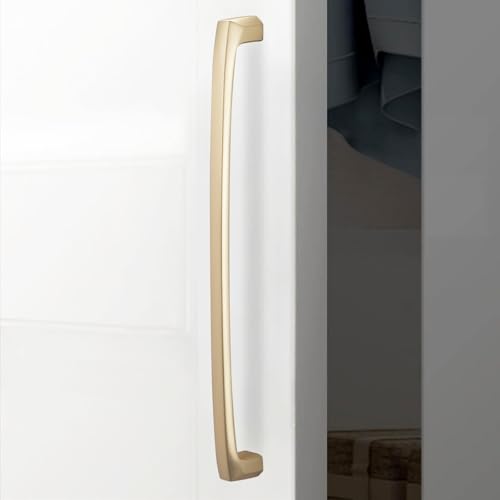 10 Pack 15 inch Champagne Bronze Kitchen Cabinet Handles Cabinet Pulls Gold Drawer Pulls Kitchen Cabinet Hardware Handles - color: Champagne Bronze, size: 15" Hole Center（381mm）