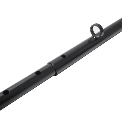 Spreader Bar Heavy Duty Stainless Steel Expandable Black Workout Bar for Home Gym Resistance Training Bar,Portable Detachable Pilates Kit