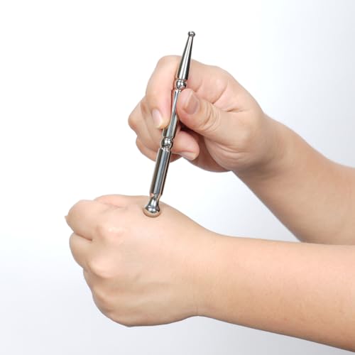 STICKON Stainless Steel Acupuncture Pen Trigger Point Massage Tool Relief Pain Tools for Full Body, Massage Pen for Facial Deep Tissue Acupressure Pen(STICKON-57) - style: STICKON-57 Shape