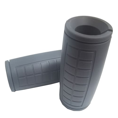 Weight Bar Grips Fit Standard Barbell, Dumbell Handles, Thick Bar Training Adapter For WeightLifting & Cable Attachments Fitness Training Rope Grips For Body Arm Forearm Builder Strength - color: Gray