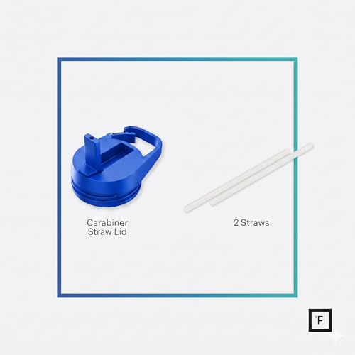 IRON °FLASK 40 oz Wide Mouth Water Bottle with Straw | Insulated Stainless Steel Sports Water Bottle with Leakproof Straw Lid - BPA Free, Cold 24 Hrs, Sweat Free (Cobalt) - color: Cobalt, style: Straw - 40 Oz (1 Lid)