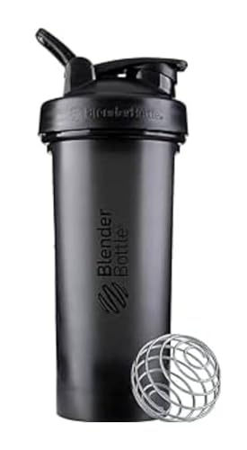 BlenderBottle Classic V2 Shaker Bottle Perfect for Protein Shakes and Pre Workout, 28-Ounce, Black - color: Black, size: 28 Ounces