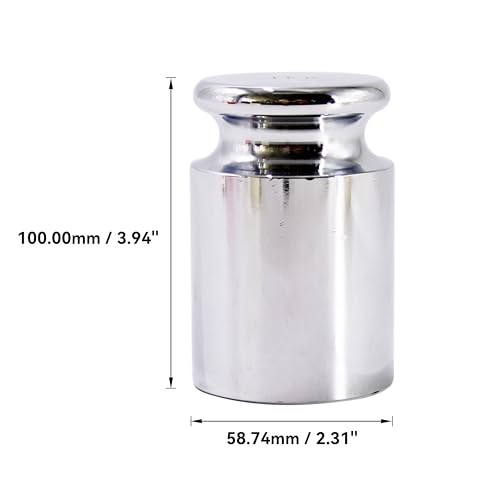 HFS(R) Calibration Weight 2000 Gram M2 Class Chrome Scale Balance Calibration Weight for Digital Scale, Pocket Scale 2KG - size: 2000G