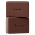 BetterMe Yoga Blocks Set of 2 – High Density Foam Yoga Blocks for Stretching, Pilates & Workouts – Lightweight Non-Slip Exercise Blocks for Flexibility & Balance - color: Chocolate Brown