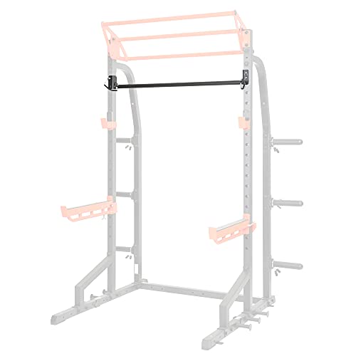 Sunny Health & Fitness Power Cage Squat Rack Attachments for Home Gym | Strength Training, Expanded Workout Variety, Durable Construction, Secure Fit, Quick Installation, Versatile Exercise Support - style: Pull Up Bar